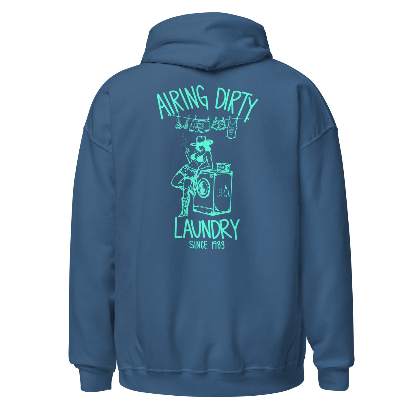 Airing Dirty Laundry Hoodie- Mint