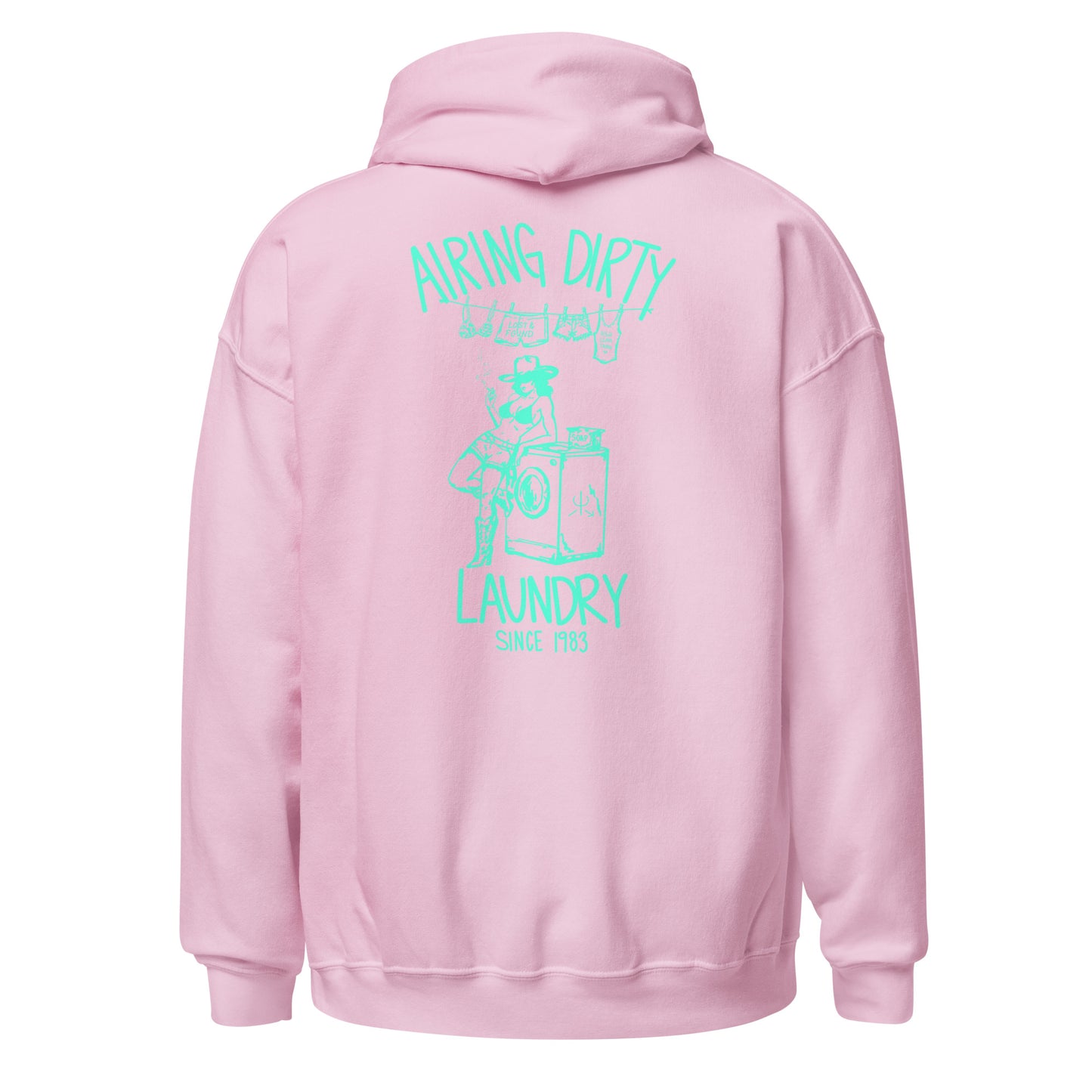 Airing Dirty Laundry Hoodie- Mint