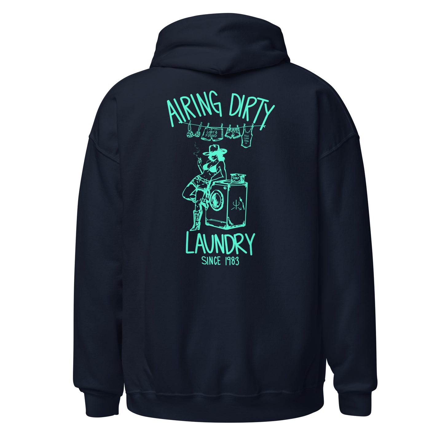 Airing Dirty Laundry Hoodie- Mint