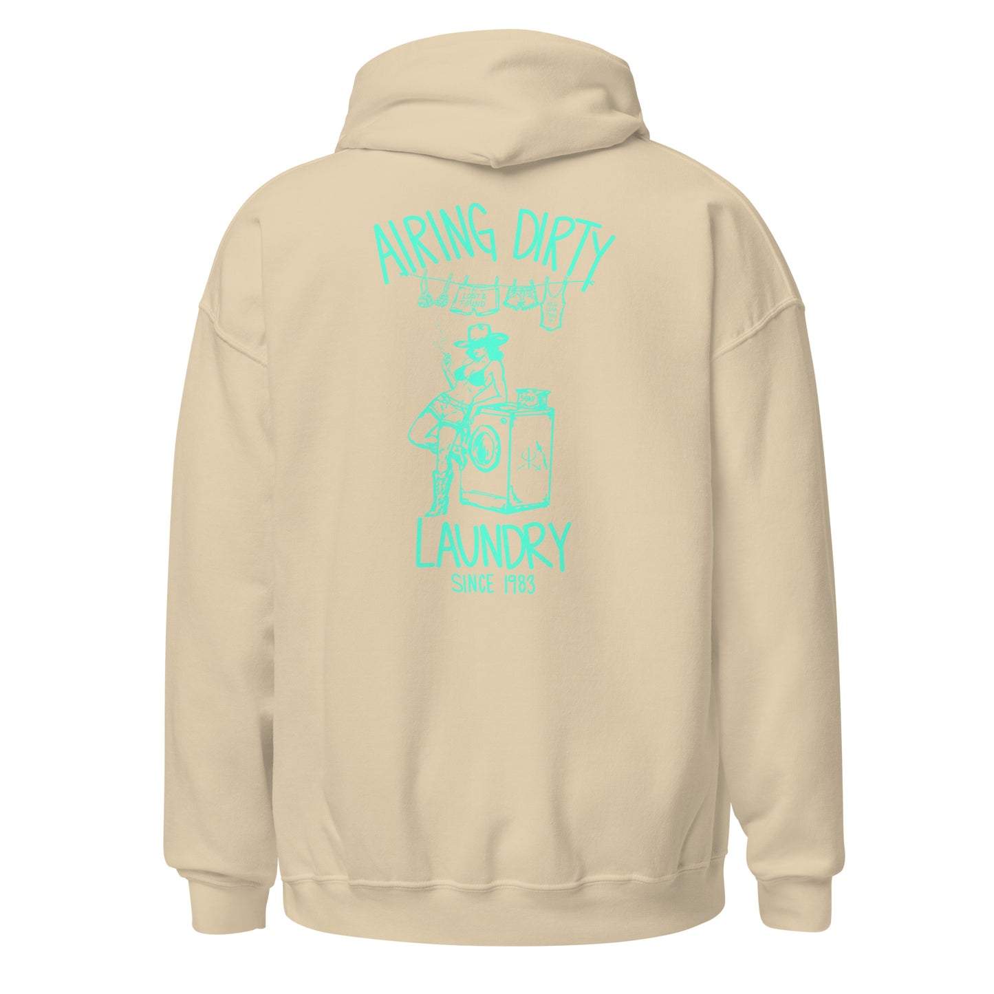 Airing Dirty Laundry Hoodie- Mint