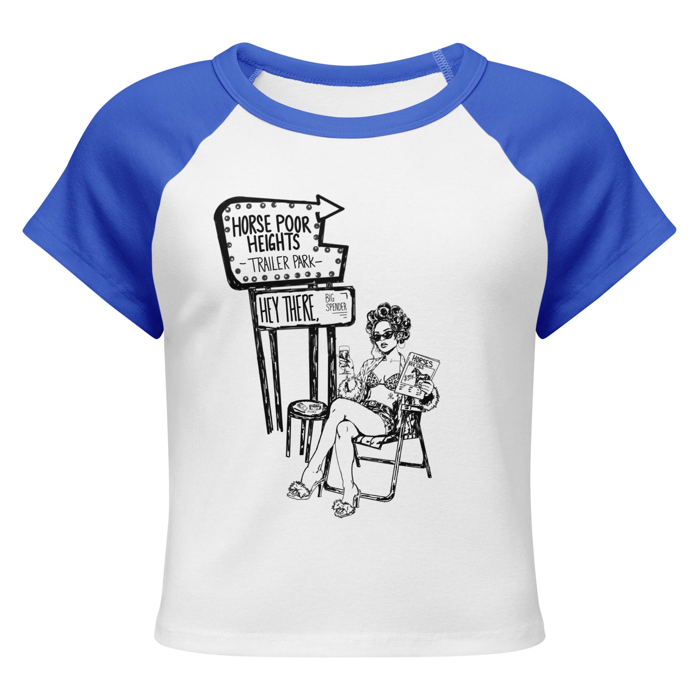 Horse Poor Heights Baby Tee
