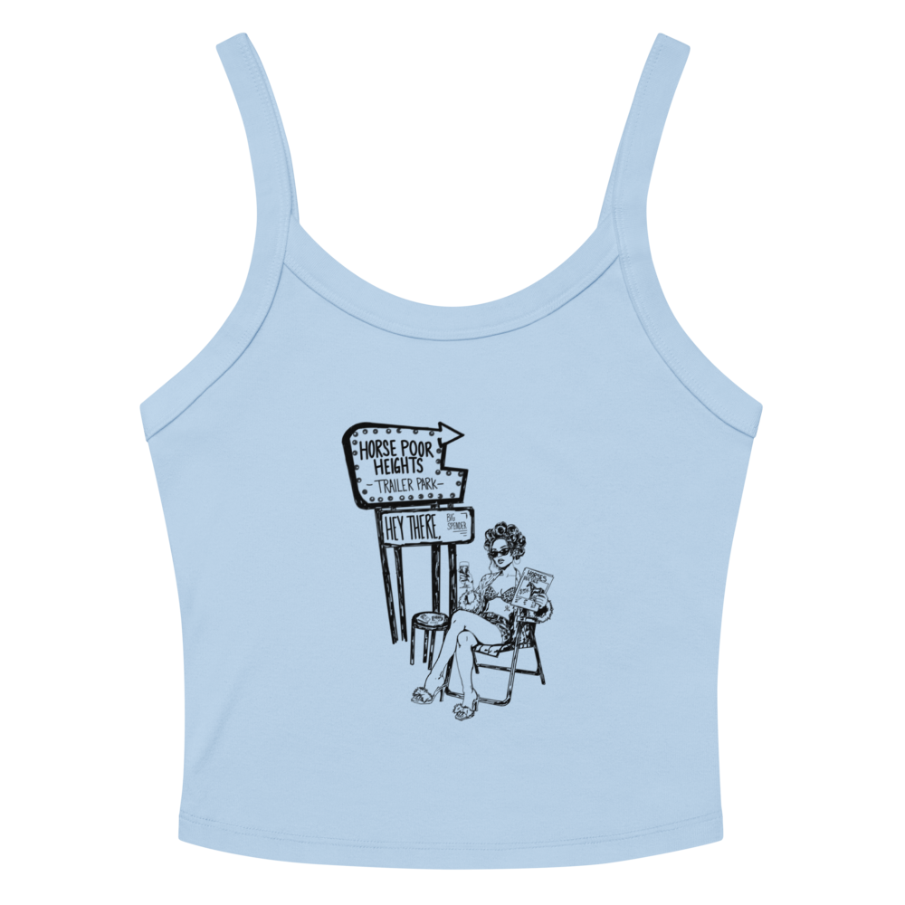 Horse Poor Heights Tank Top- Black