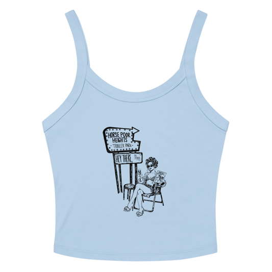 Horse Poor Heights Tank Top- Black