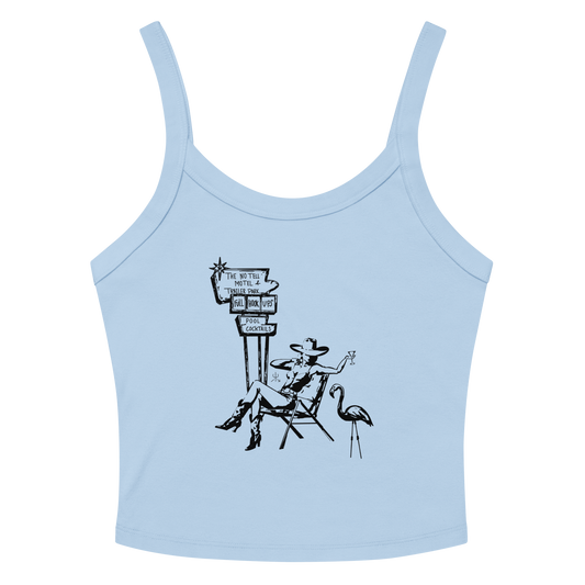 No Tell Motel & Trailer Park Tank Top- Black