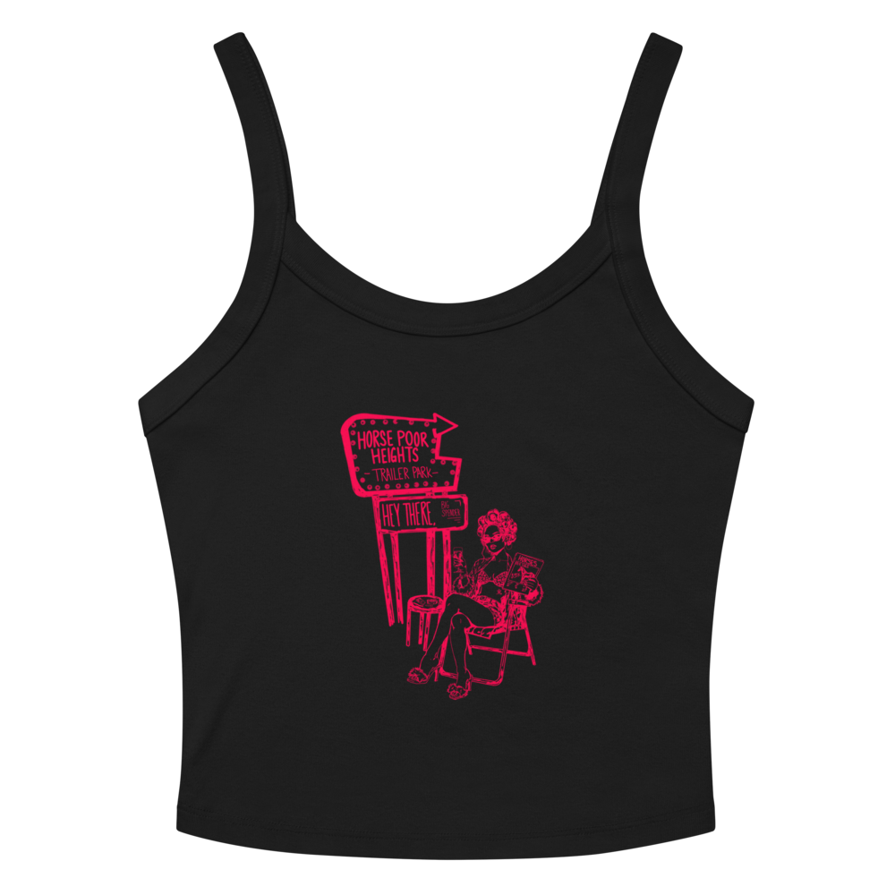 Horse Poor Heights Tank Top- Pink