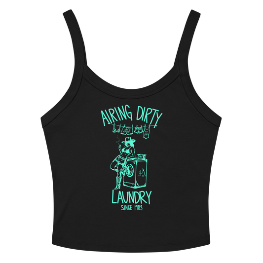 Airing Dirty Laundry Tank Top- Mint