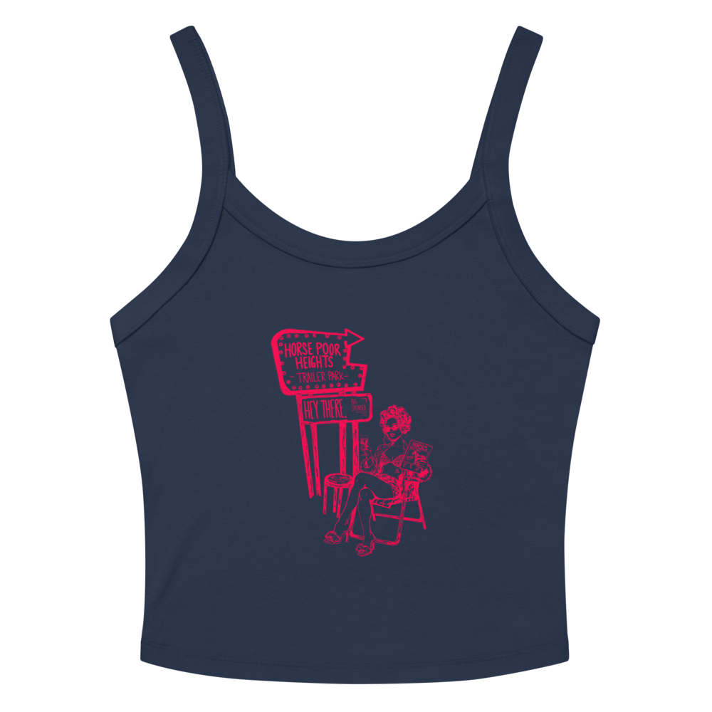 Horse Poor Heights Tank Top- Pink