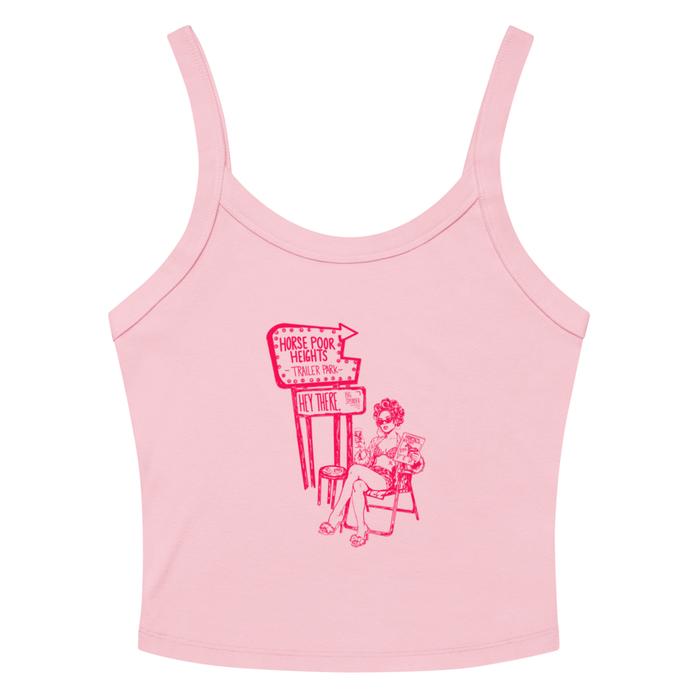 Horse Poor Heights Tank Top- Pink