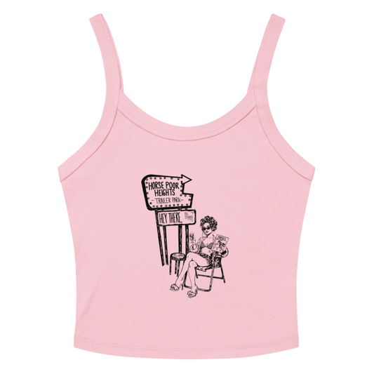 Horse Poor Heights Tank Top- Black