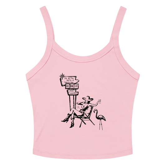 No Tell Motel & Trailer Park Tank Top- Black