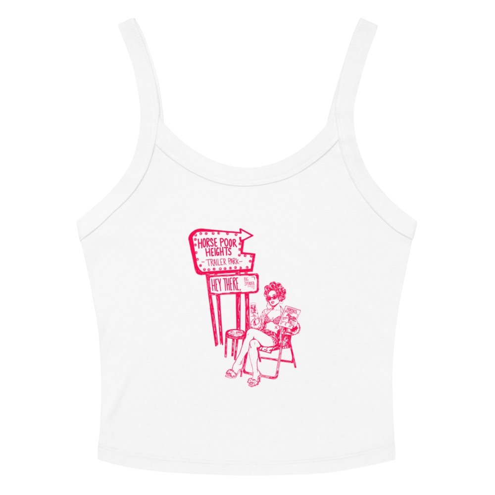 Horse Poor Heights Tank Top- Pink